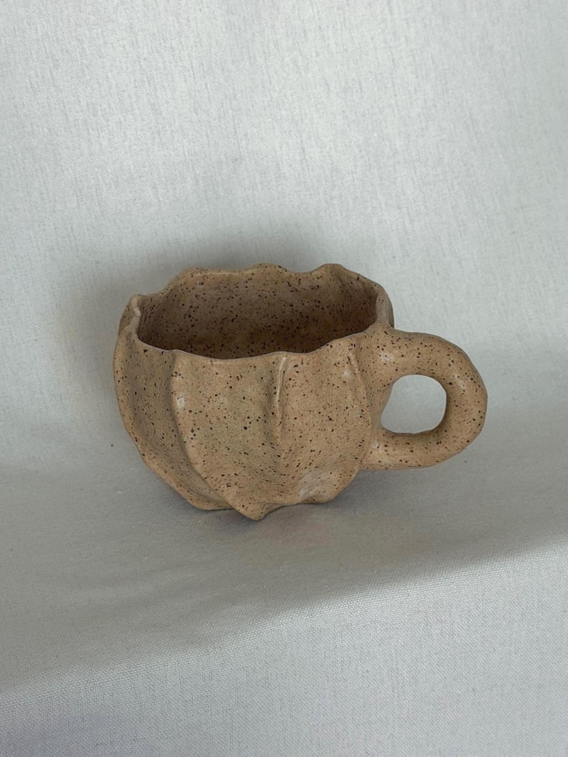 Coffee mug, a handbuilt ceramic mug, 11 oz
