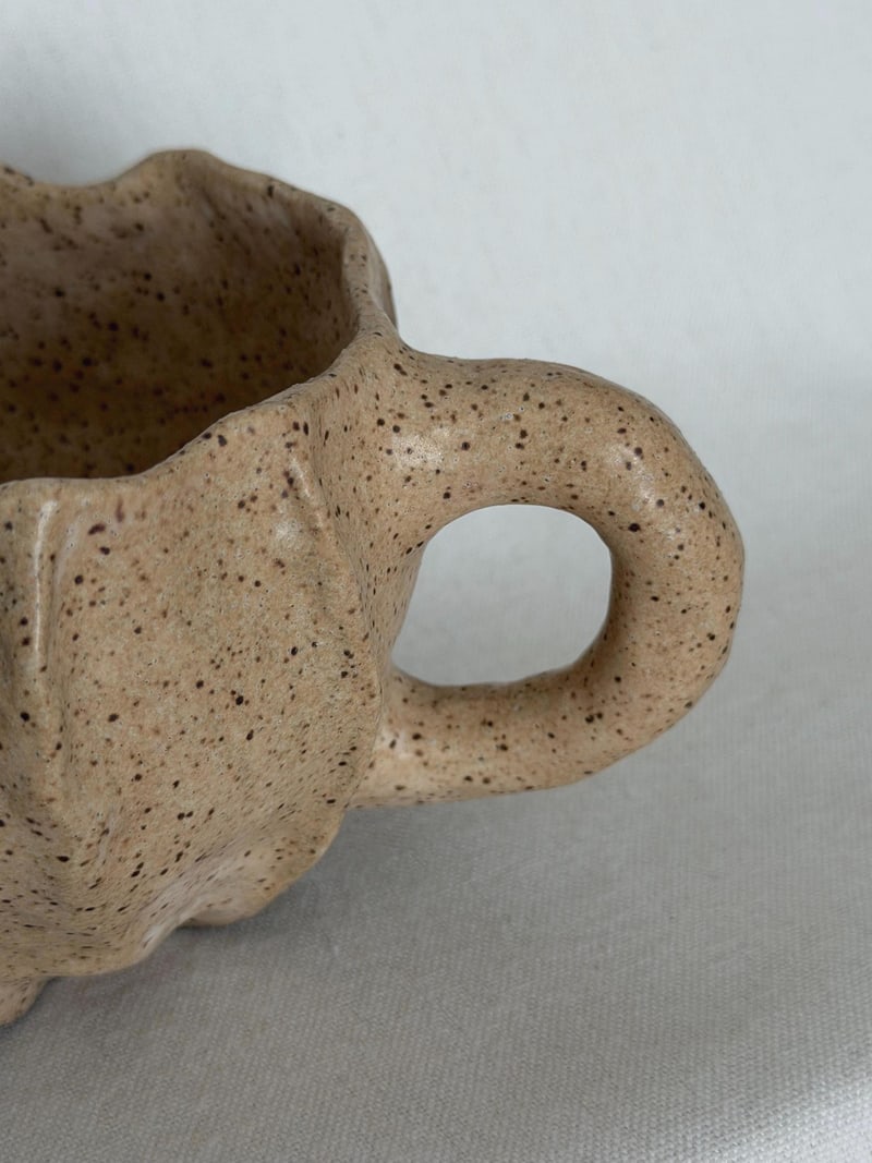 Coffee mug, a handbuilt ceramic mug, 11 oz