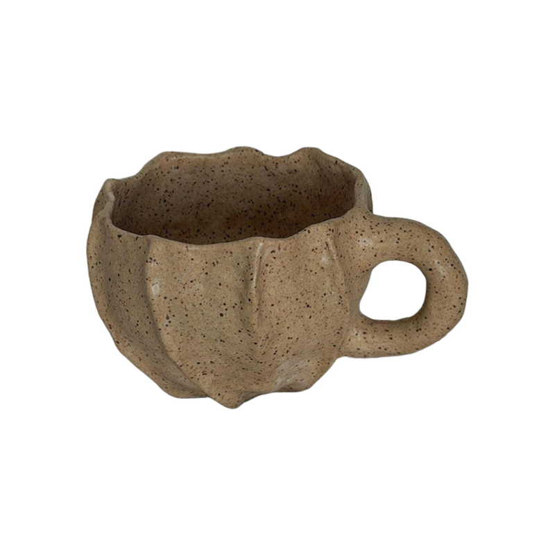 Coffee mug, a handbuilt ceramic mug, 11 oz