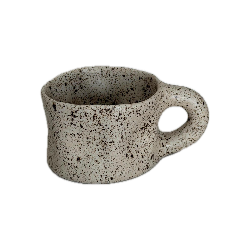 Crush mini mug, a handbuilt ceramic mug, 10 oz