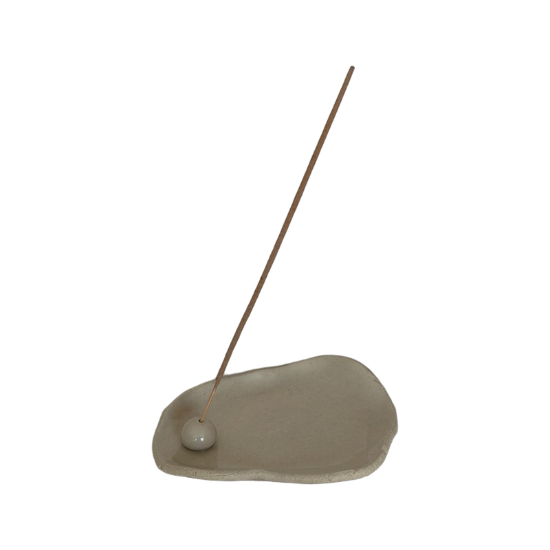 Incense holder, sculptural incense stick holder, a handbuilt ceramic piece